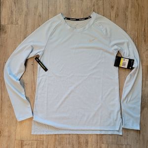 Blue Nike long sleeved Dri-Fit shirt, size small